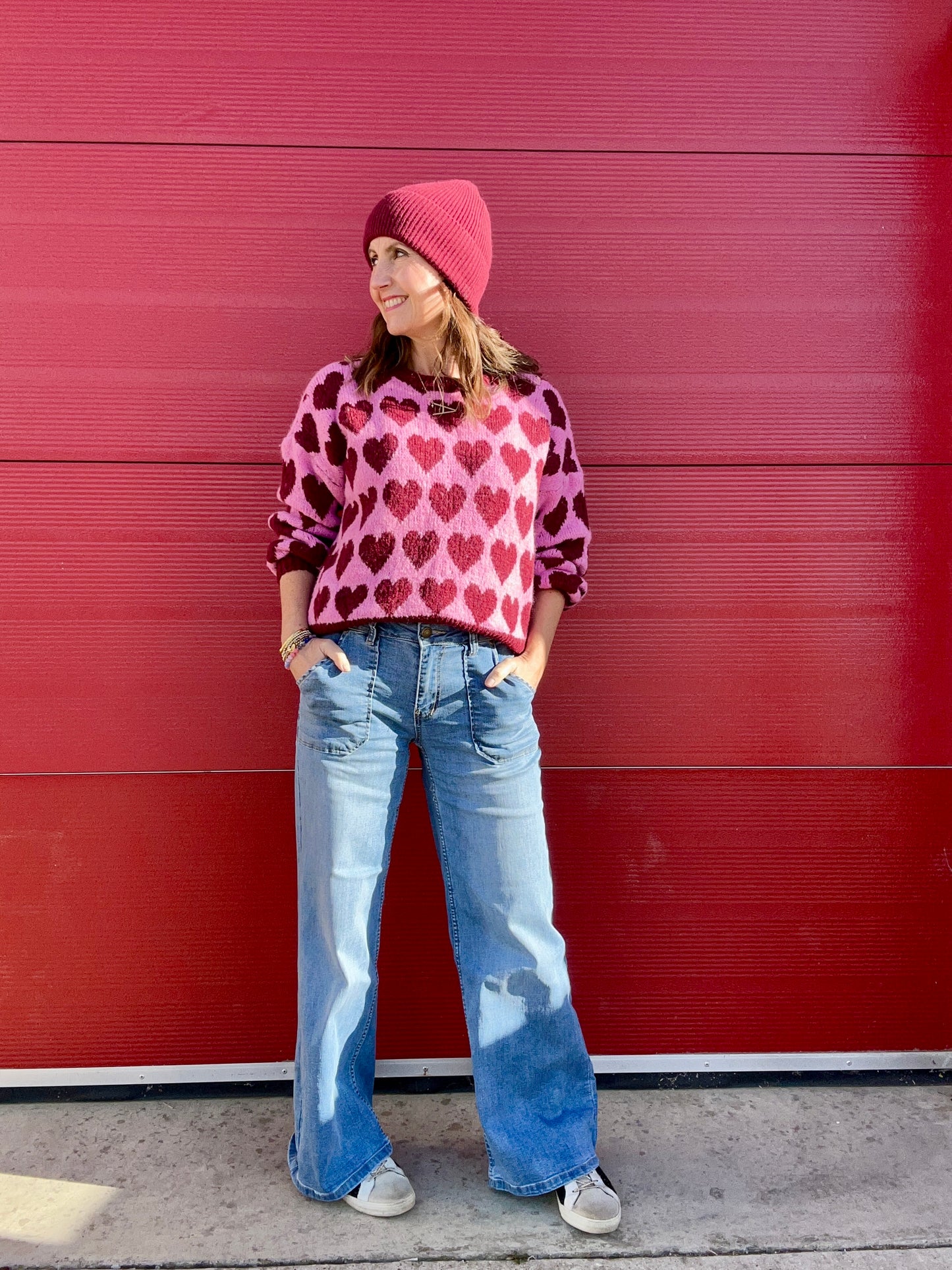 Noelle beanie - Wine