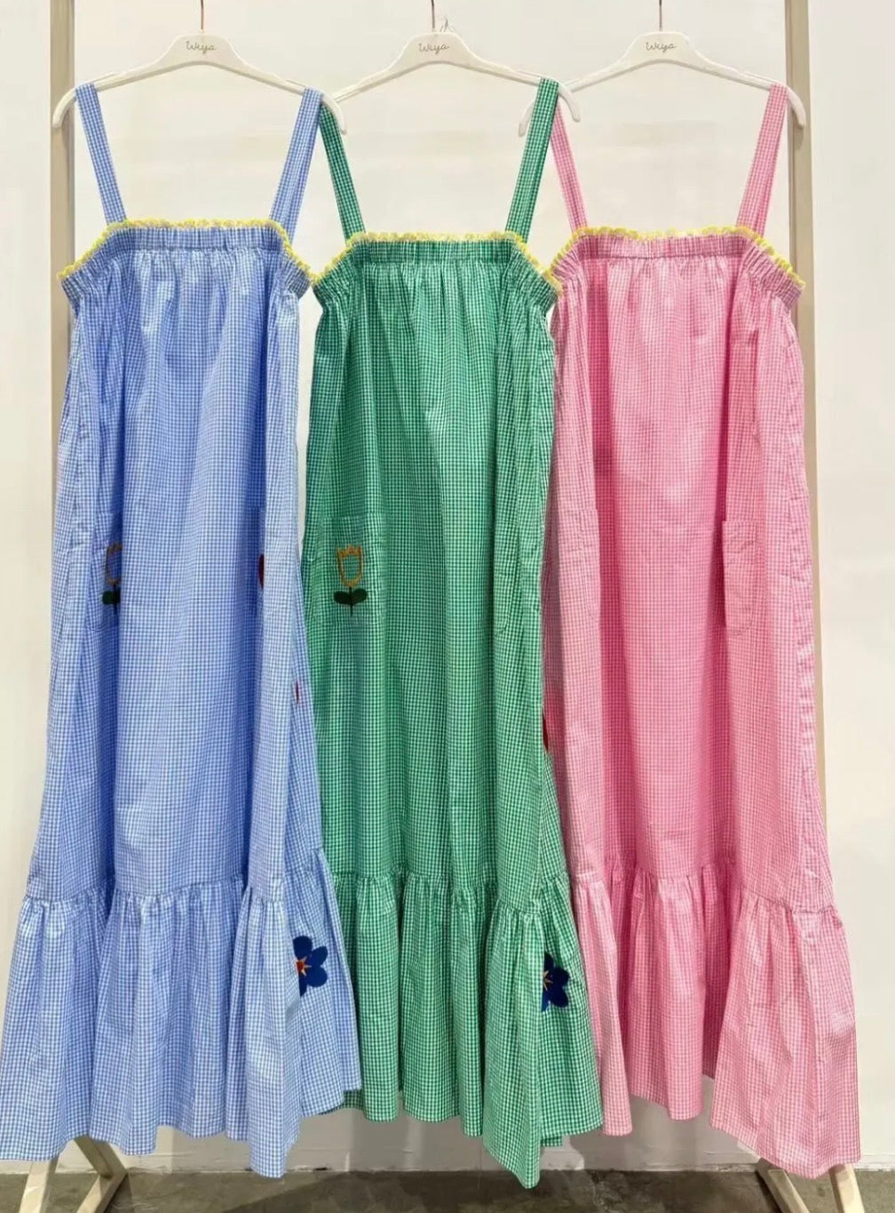 Petal sun dress -  Green