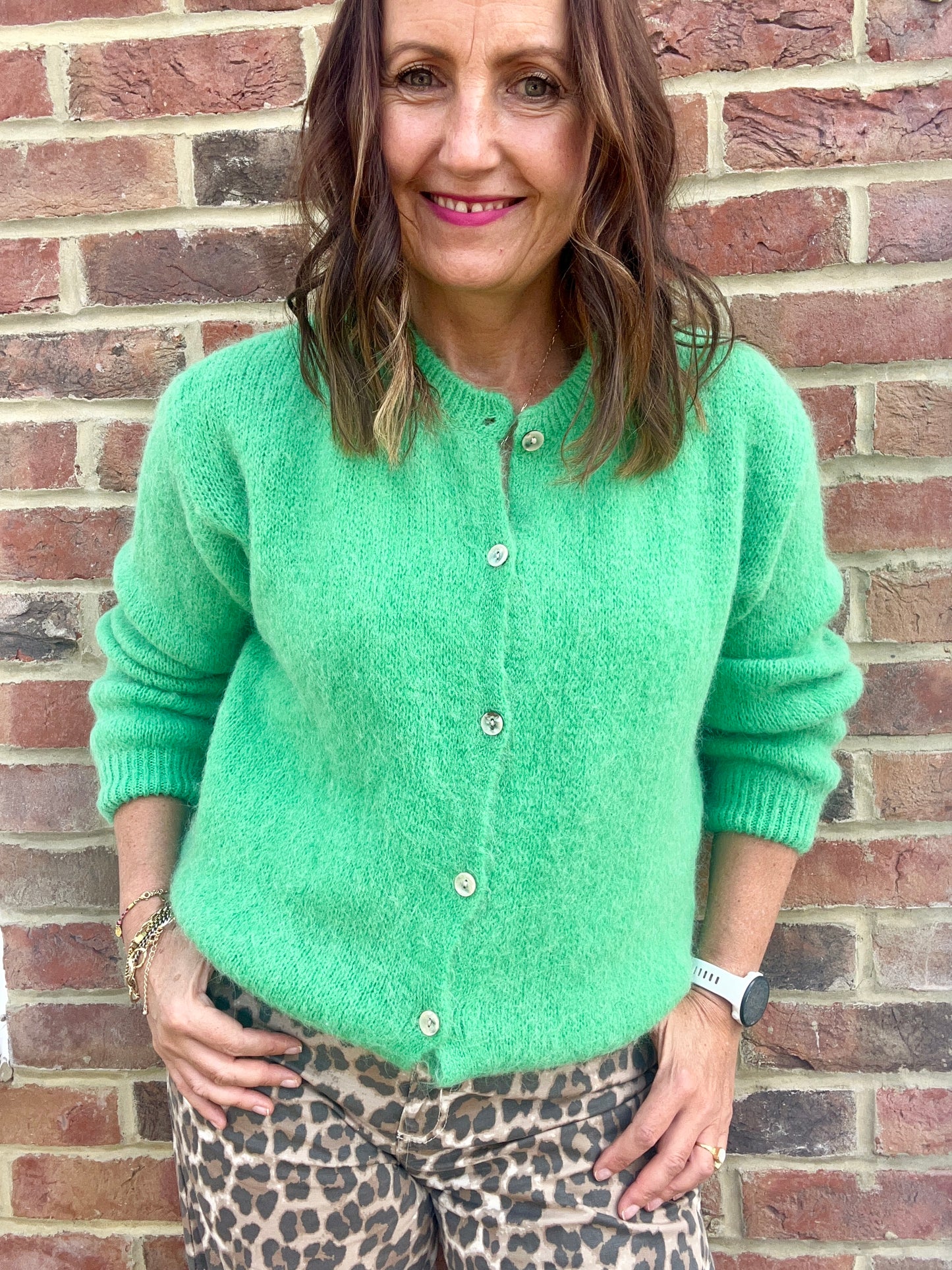 Juno cardigan - Spring Green