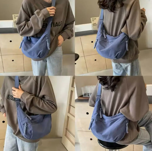 Daphne zipper crossbody bag - Blue