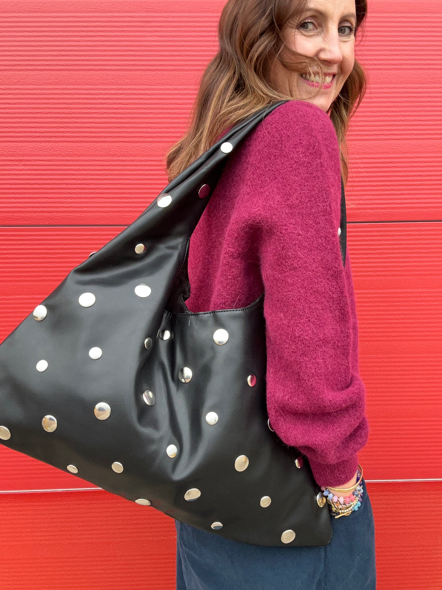 Tallulah studded bag - Black