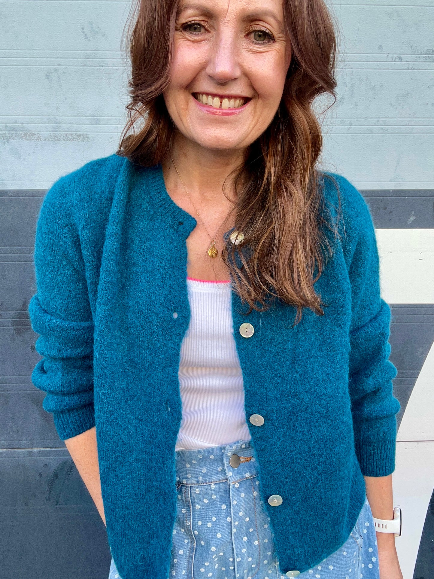 Lumi cardigan - Peacock