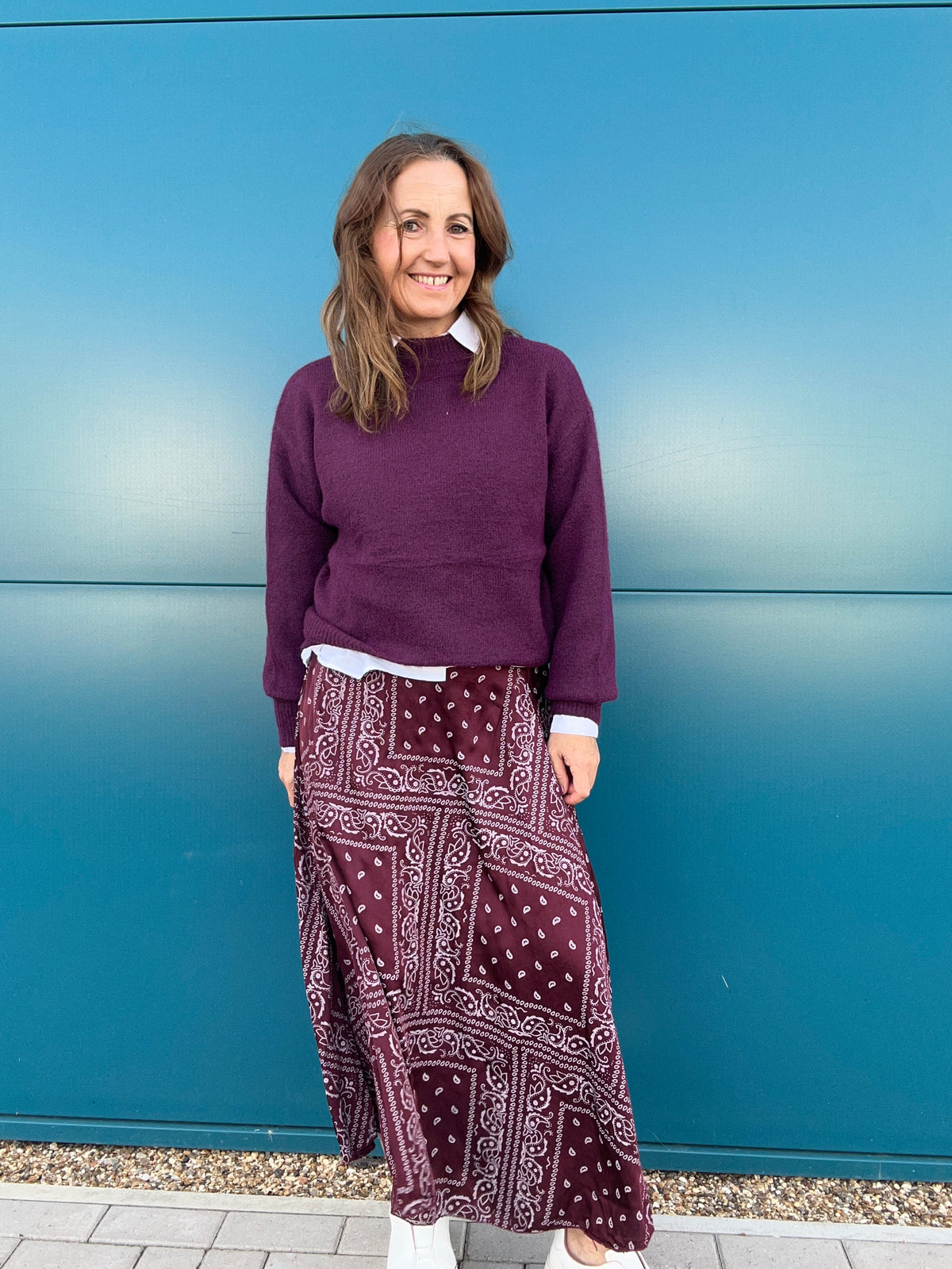 Beulah skirt - Plum