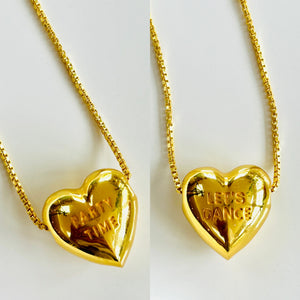 Party Time Chunky Heart Necklace