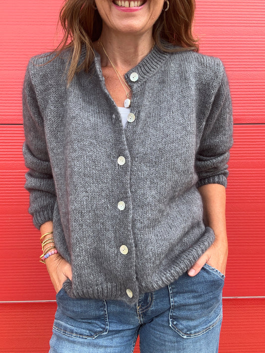 Jenni cardigan - Elephant Grey