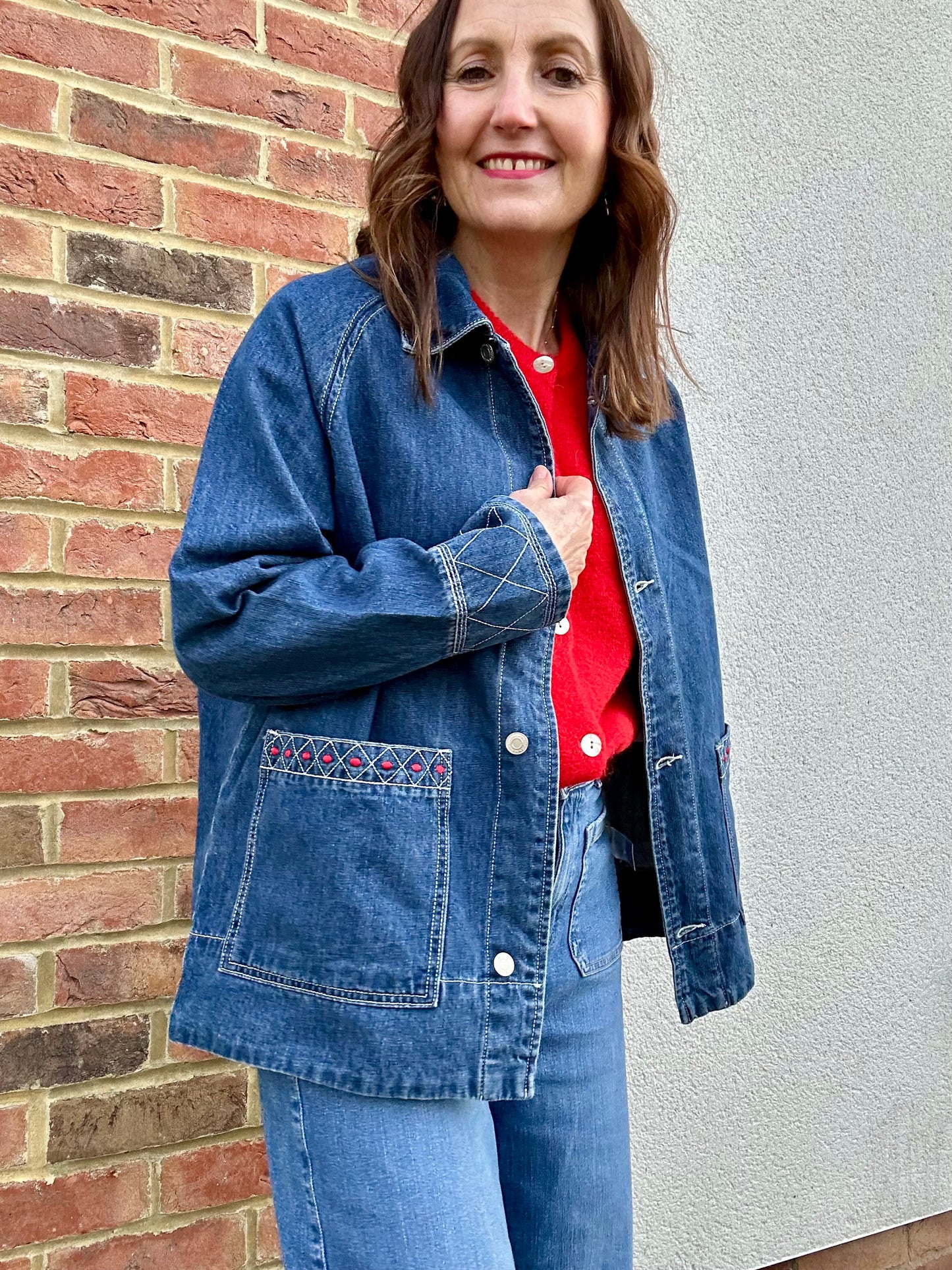 Lucia denim utility jacket