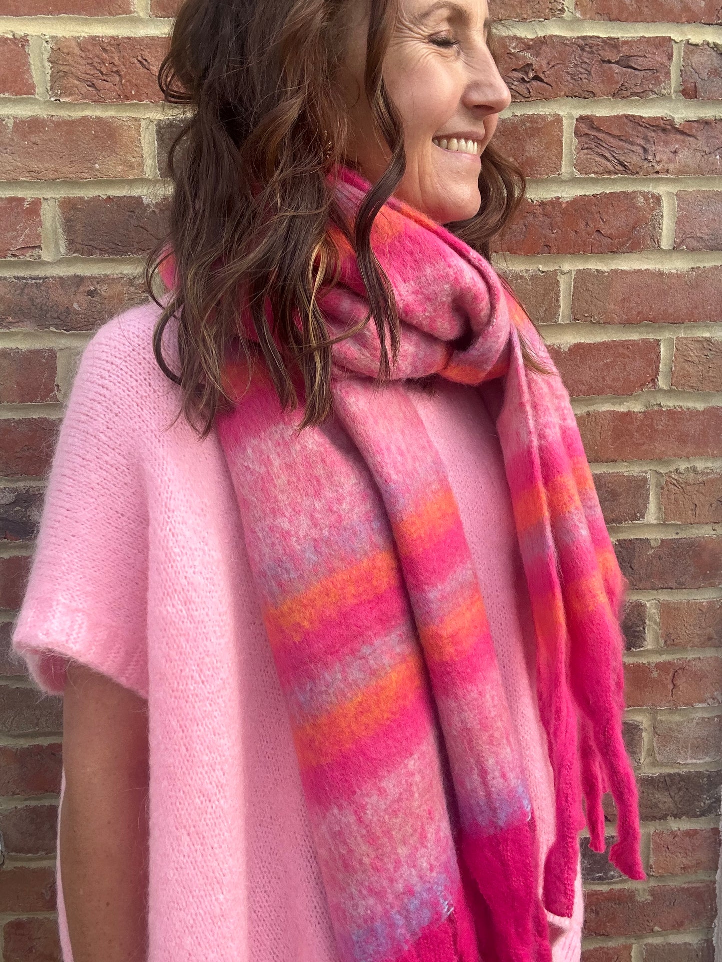 Sunset stripes scarf