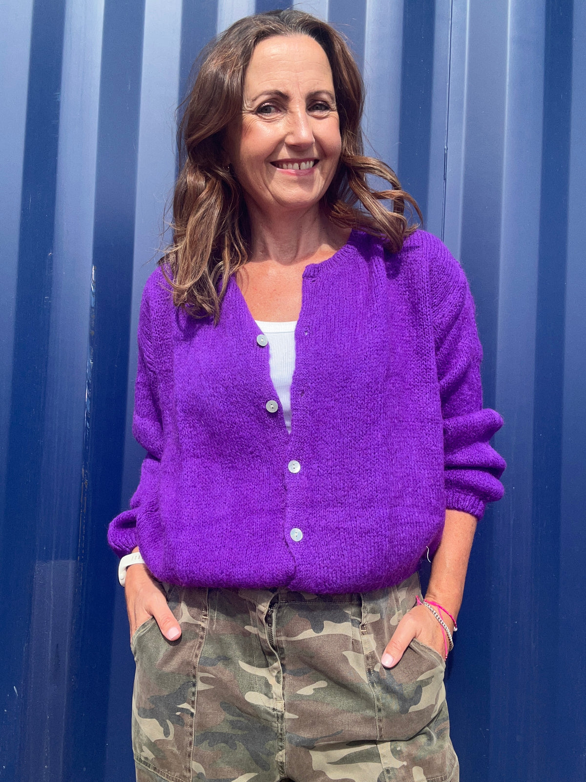 Beattie cardigan - Amethyst