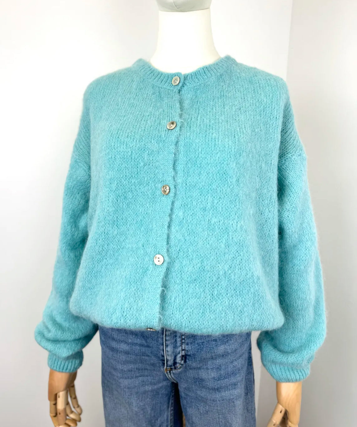 Juno cardigan - Aqua