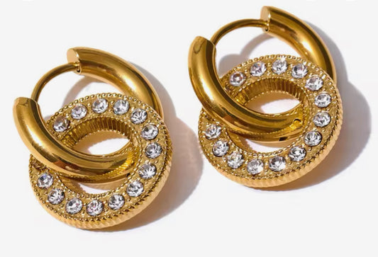 Delphine earrings - Gold