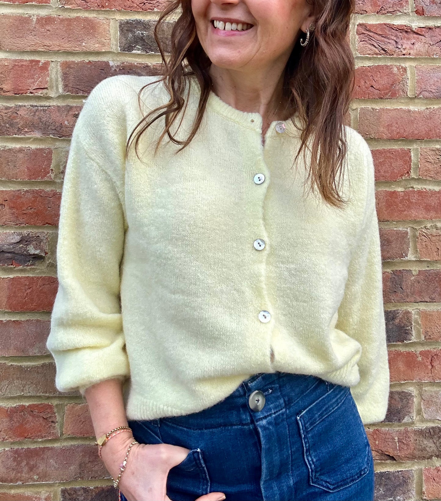 Lumi cardigan - Lemon