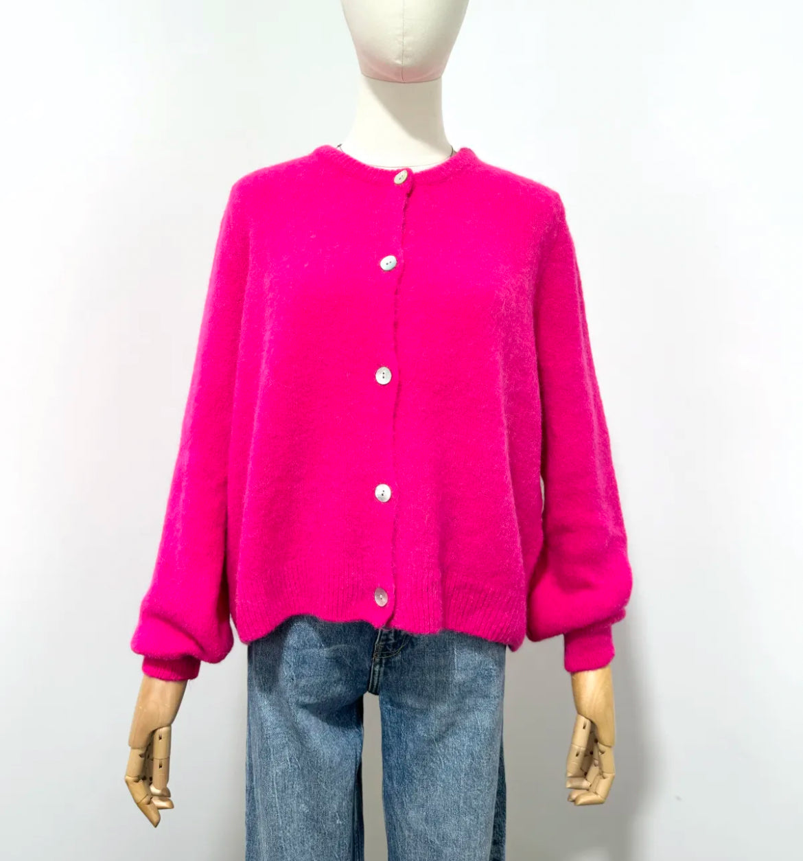 Florence cardigan - Fuschia Pink