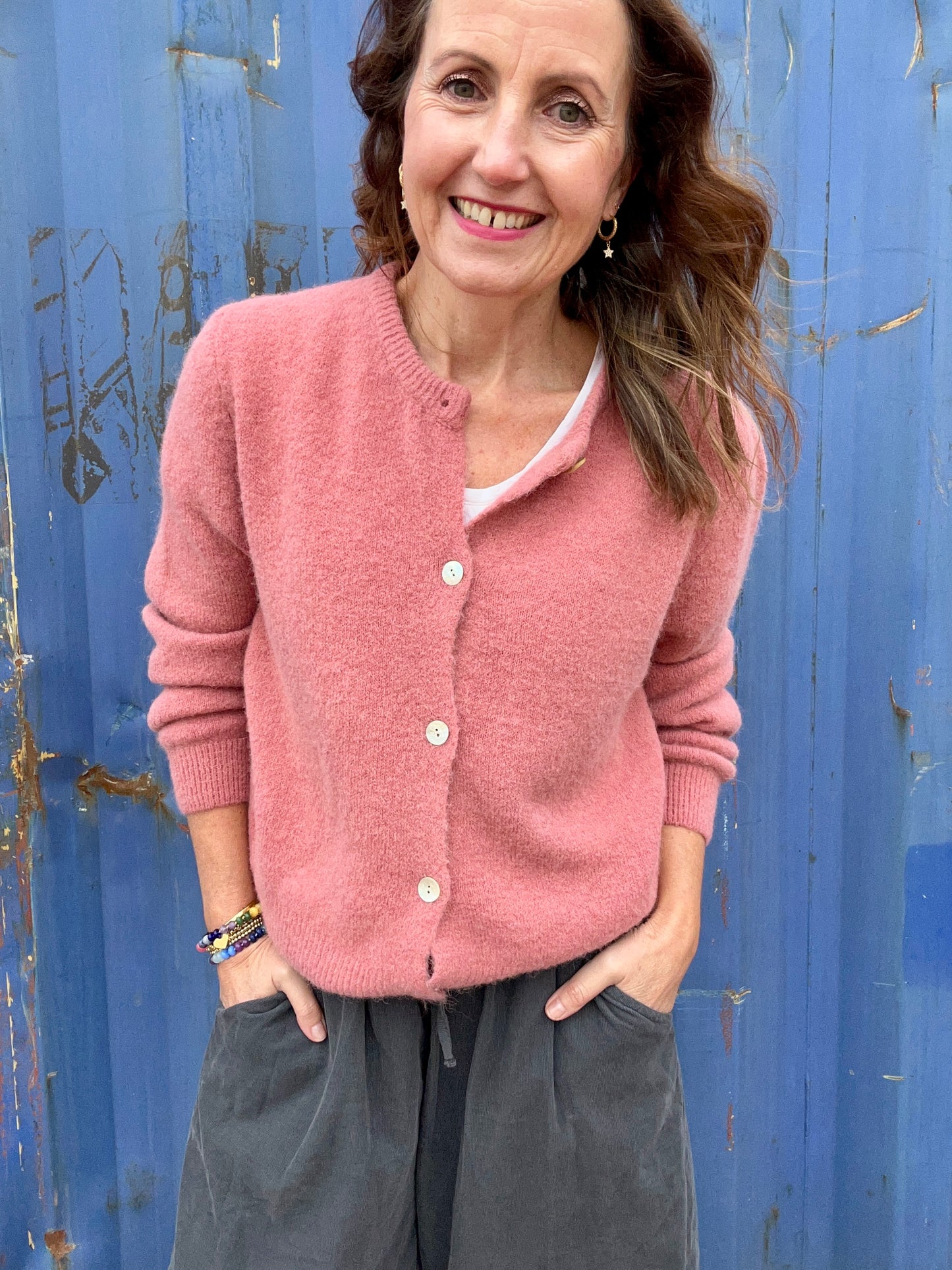 Jilly cardigan - Old Rose