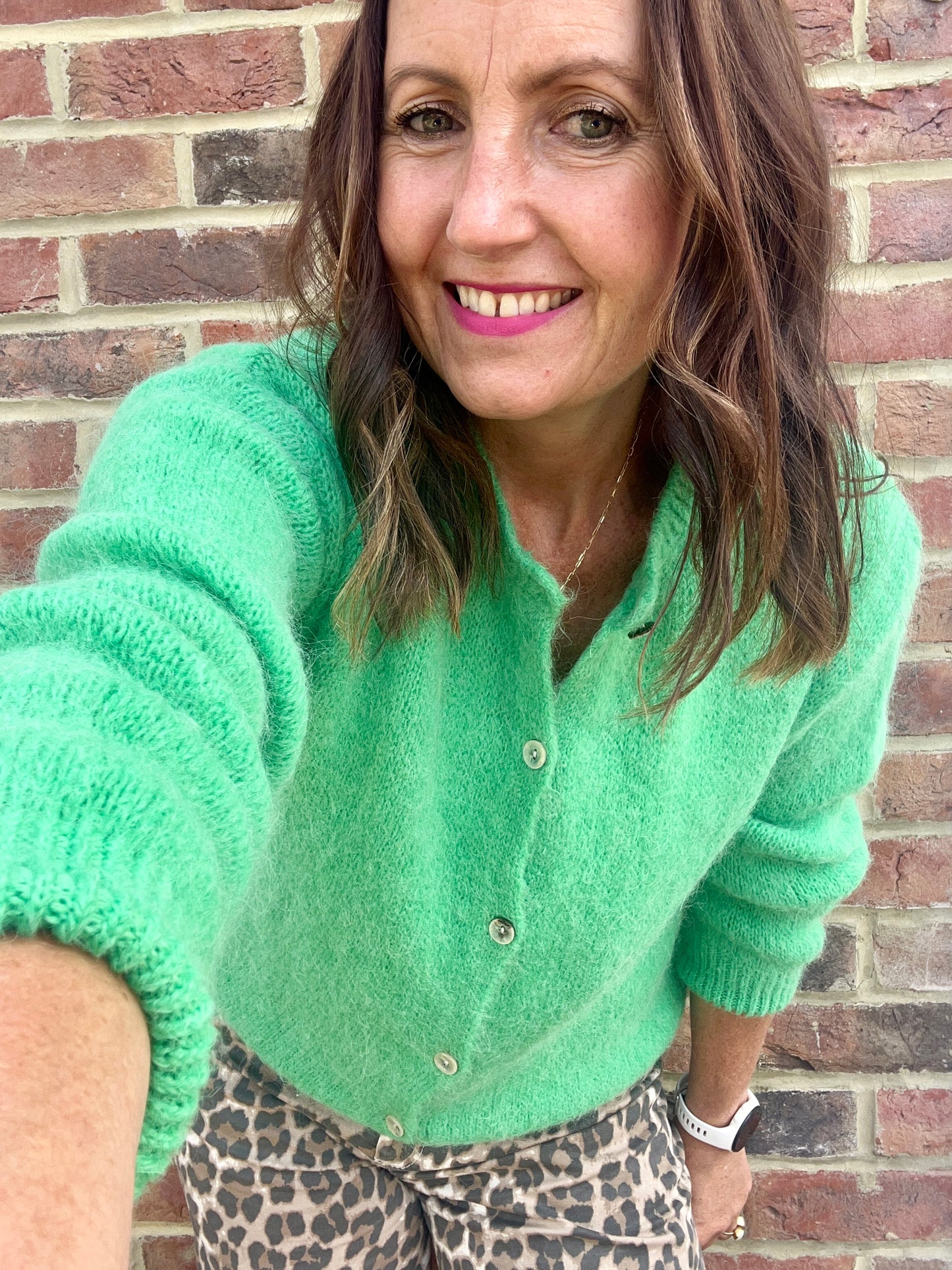 Juno cardigan - Spring Green