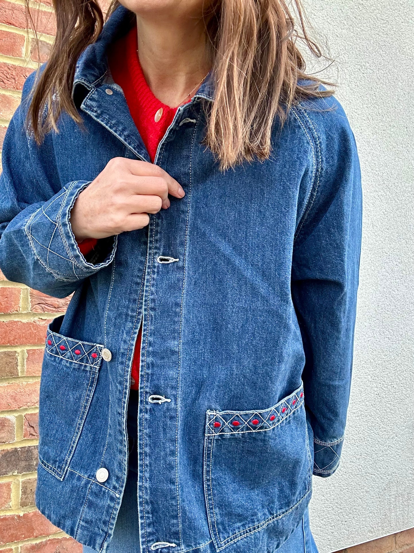 Lucia denim utility jacket