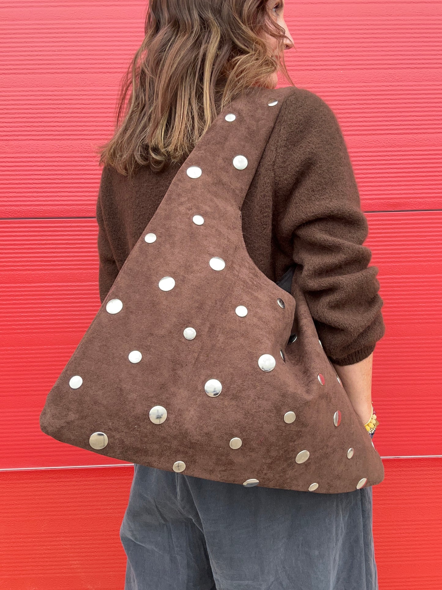 Tallulah studded bag - Brown