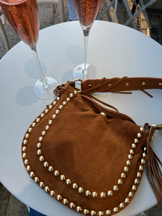 Naia studded bag - Tan