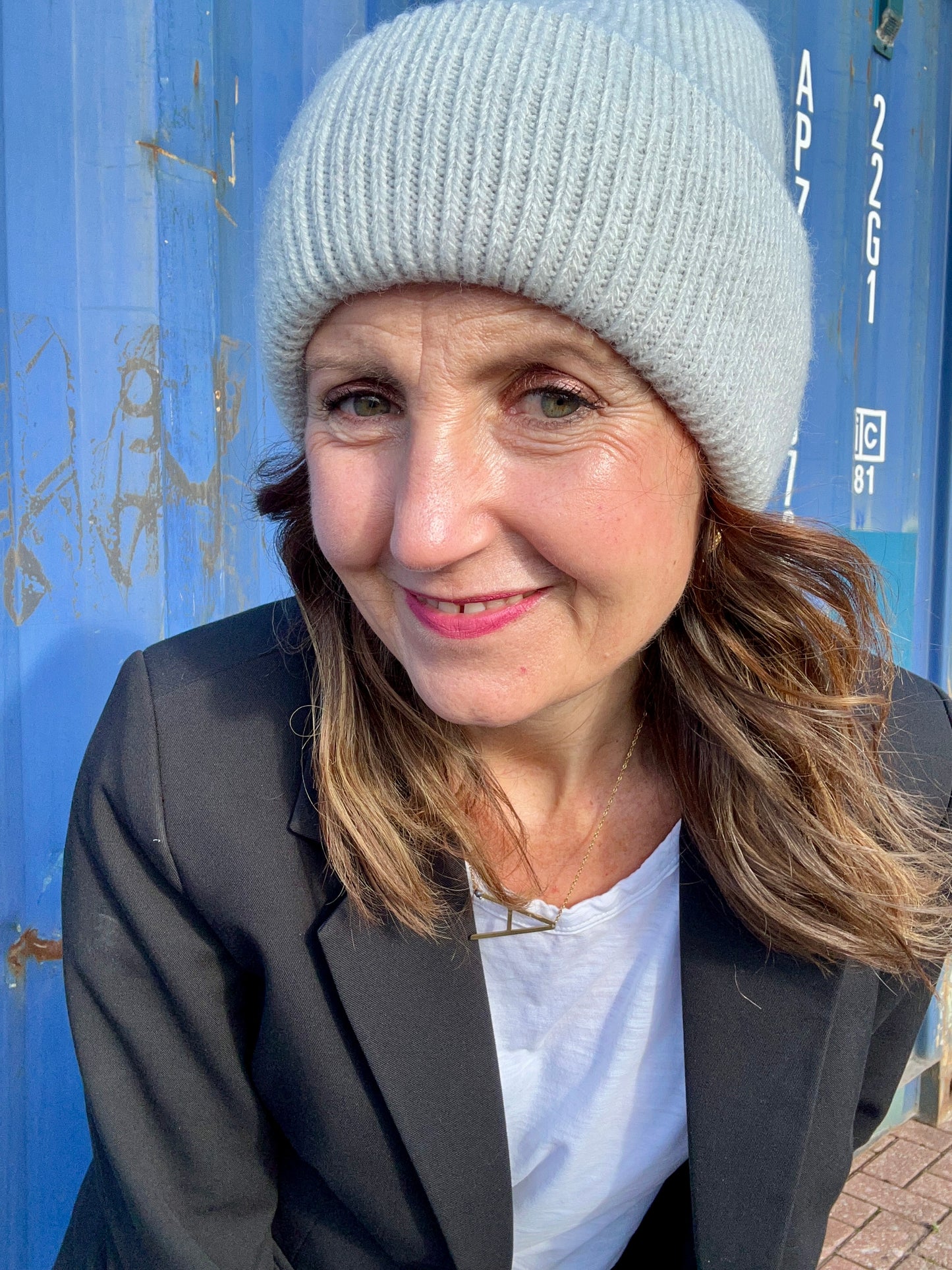 Poppy soft beanie - Grey