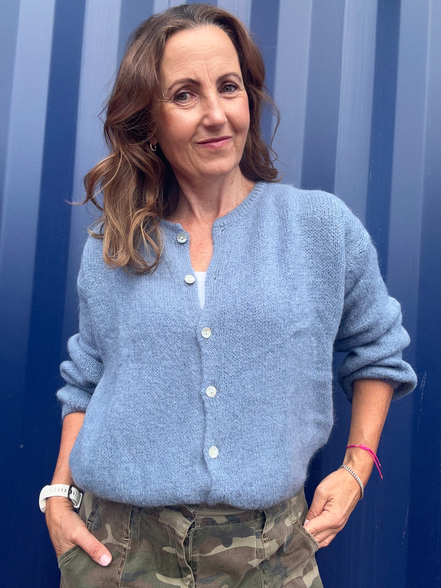 Beattie cardigan - Denim