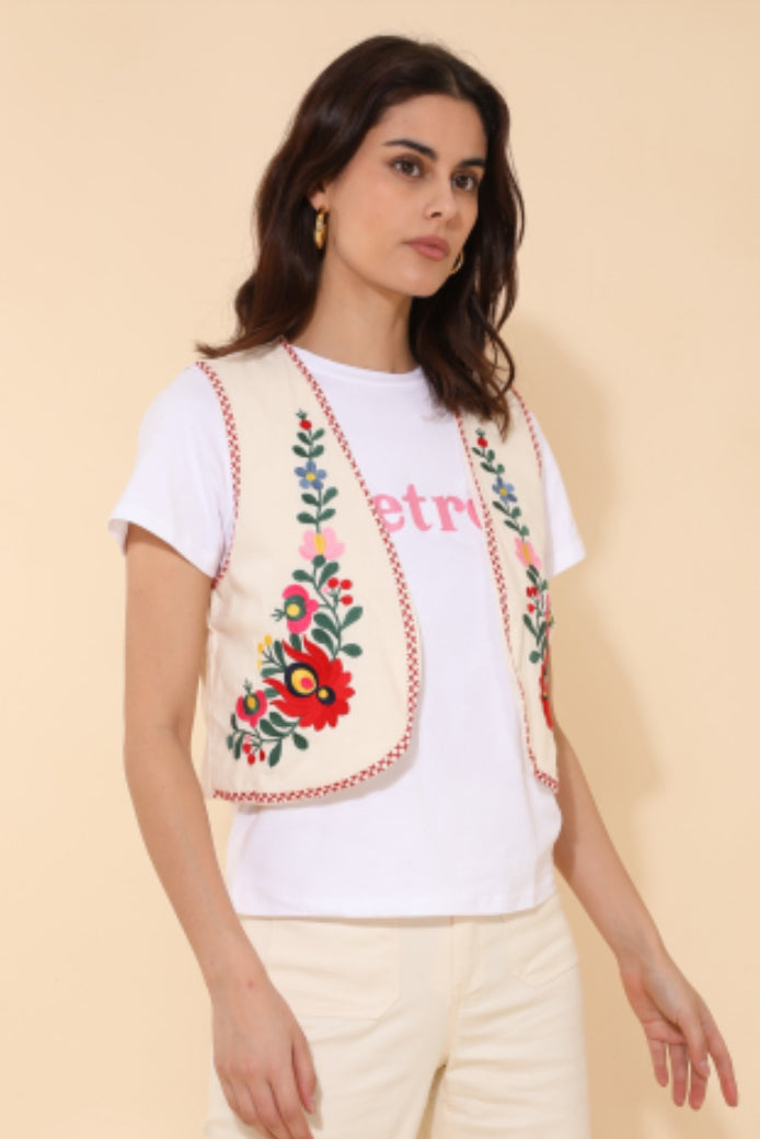 Heidi Embroidered Waistcoat