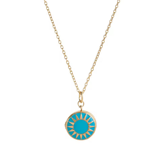 Harmony pendant necklace  - Turquoise