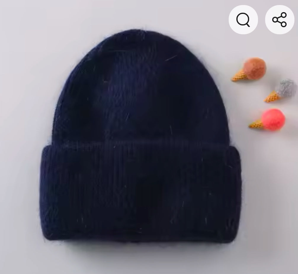 Poppy soft beanie - Navy