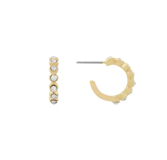 Zante gemstone hoops