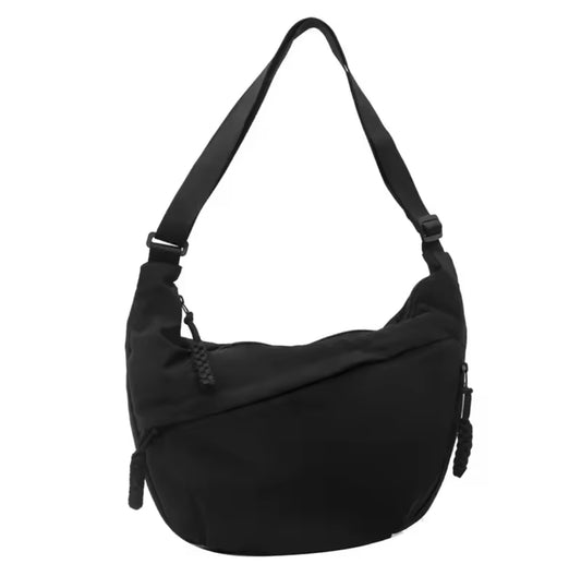 Daphne zipper crossbody bag - Black