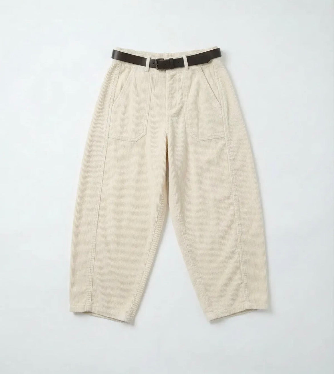 Krista barrel leg trousers - Butter