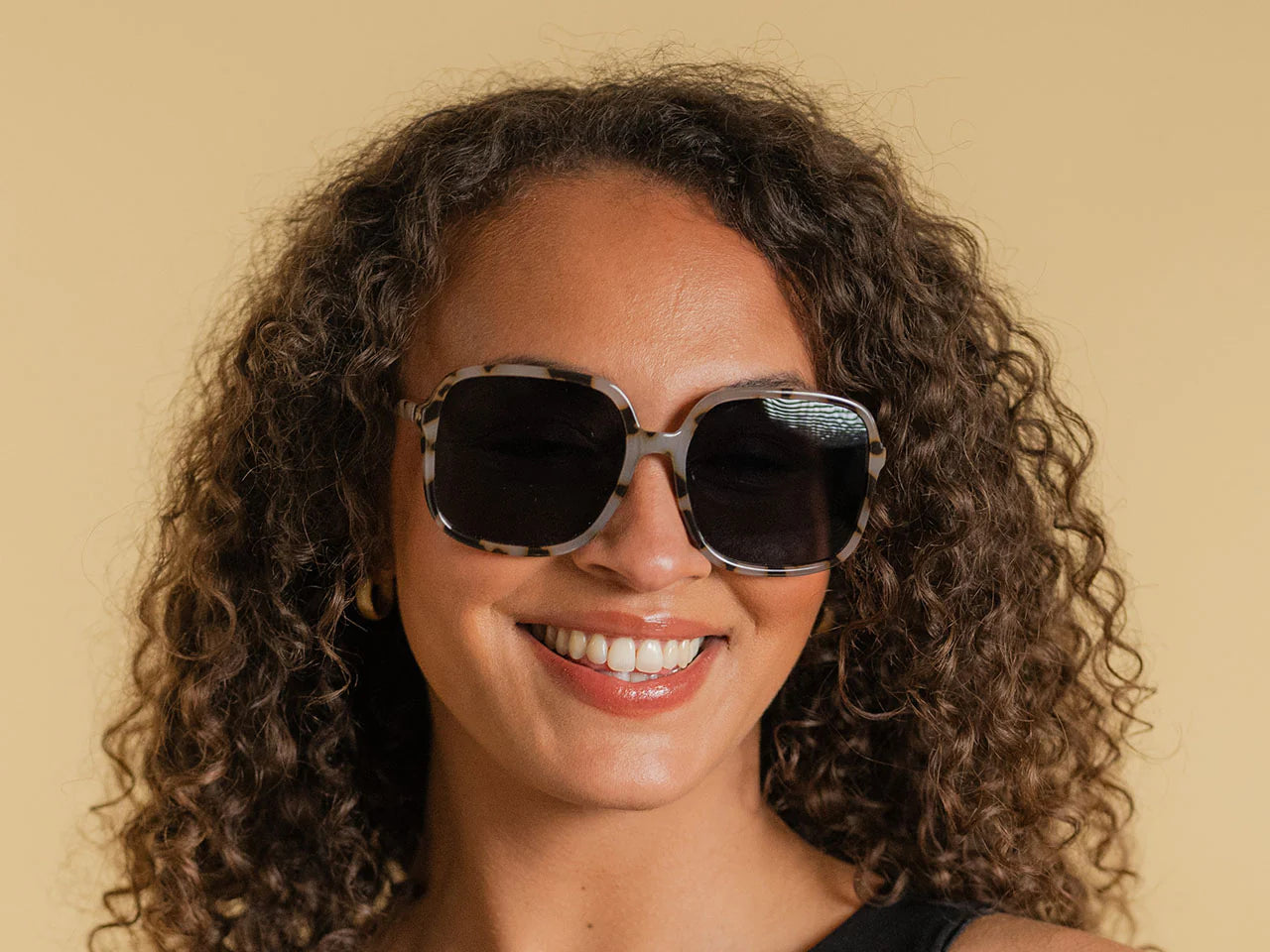 Charlotte sunglasses - White tortoiseshell