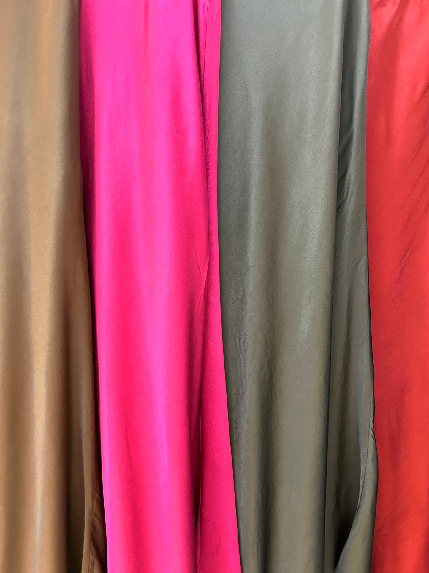 Darcy Satin Slip Skirt - Chocolate