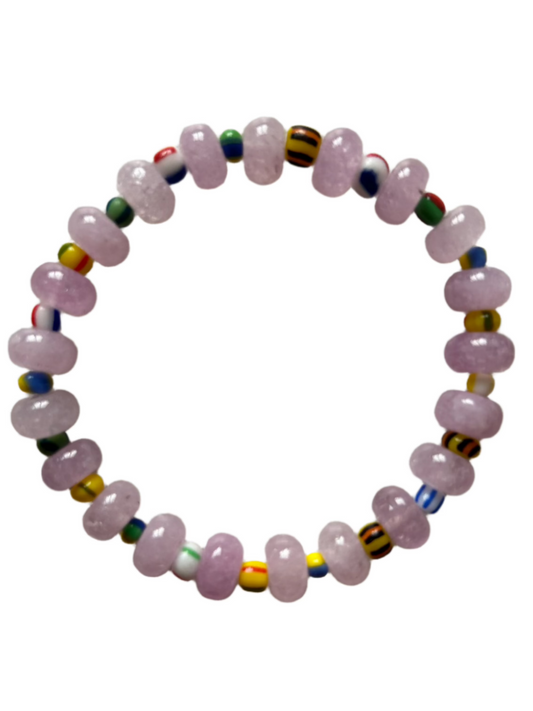 Carnival bracelet - Pale Pink