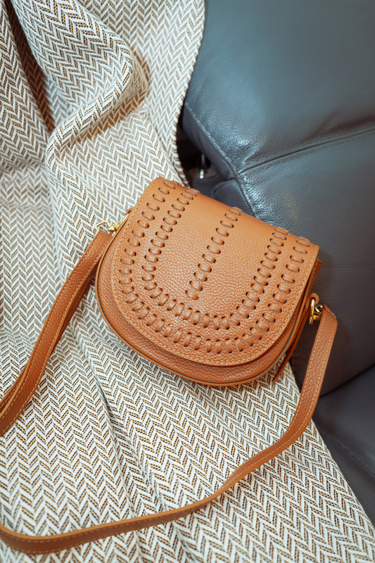 Tatiana Leather Handbag - Tan